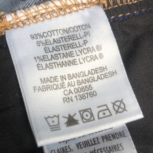 LIKE NEW R JEANS THE INSIDER MID-RISE STRAIGHT LEG JEANS 30x31 - Picture 9 of 12